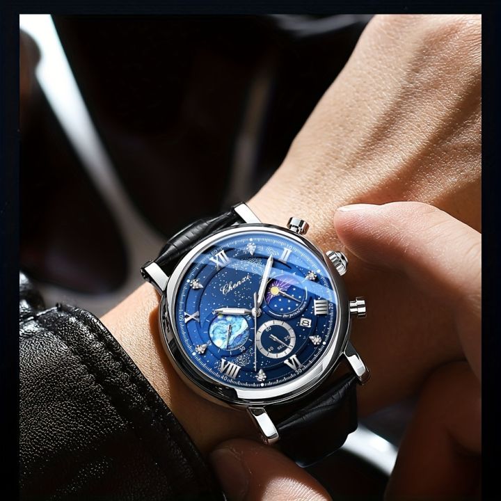 Sun%20Moon%20Star%20Multifunctional%20Men's%20Watch%20Casual%20Calendar%20Chronograph%20Men's%20PU%20Leather%20Quartz%20Watch,%20Ideal%20choice%20for%20Gifts%20-%20Image%206
