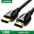 Ugreen HDMI Cable 4K 2.0 Cable for Apple TV PS3/4/4 pro Nintendo Switch Projector Splitter Switch Box HDMI to HDMI Cable 60Hz Video Audio Cabo Cord Cable HDMI 4K. 