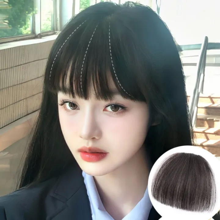 Korean%20Natural%20Forehead%20Ins%20Hair%20Fake%20Fringes%20Air%20Bangs%20Wig%20Female%20Piece%20Real%20Comic%20Flush%20Bangs%20Invisible%20Wig%20-%20Image%205