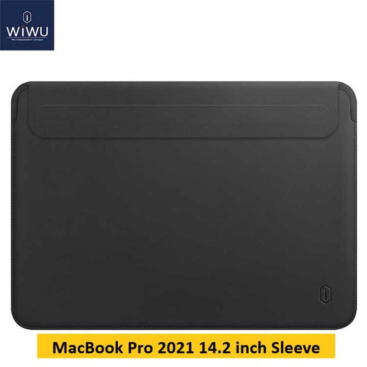 WIWU Macbook Leather Sleeve Pro 14 inch 2021 inch skin pro 2