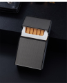 2-In-1 Cigarette Case Box Lighter For Smoking Usb Rechargeable Lighter Creative 20Pcs Cigarette Box Cigarette Holder. 