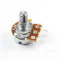 2Pcs- 3 Pin 10K Potentiometer Panel Mount 10K Ohm 1/2 Watt 3 Terminal Leads  Single Gang Linear Taper Rotary Potentiometer 10K Ohm Adjustable Variable Resistor Potentiometer Pot. 