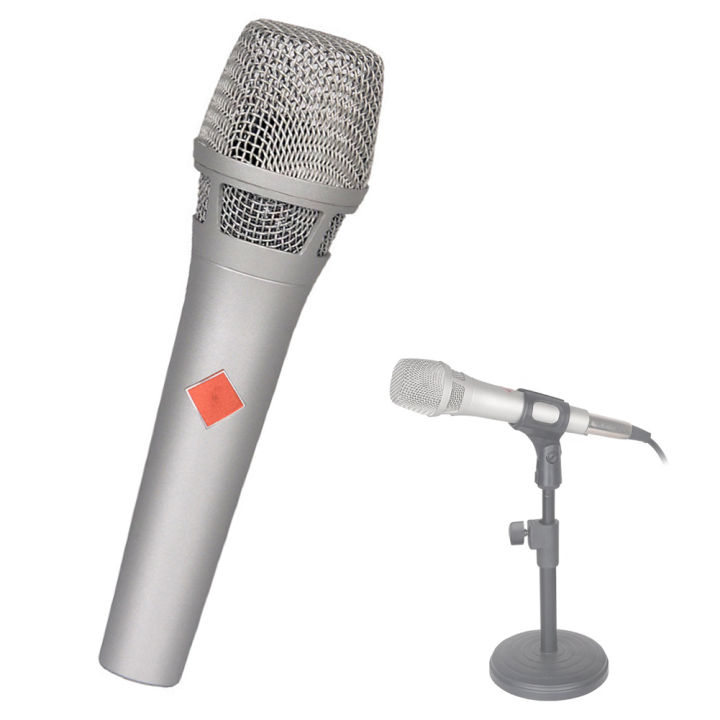 Professional 105 Handheld Condenser Microphone Anchor Live Sound Card Equipment, Mobile Computer Karaoke Recording Microphone