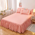 Bed skirt bedspread skirt single piece dust cover bed skirt bed apron cover anti-slip bed cover bed group girl 1.51.8. 