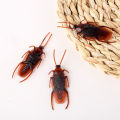 10 Pcs Halloween Simulation Cockroach Toy Funny Disgusting Scary Tidy for Holiday Decorations.
