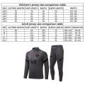 2122 Paris Football Jersey Set Psg Kids Long-sleeved Football Training Suit Set.