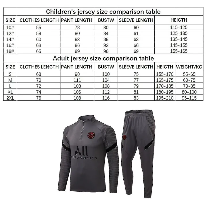 2122%20Paris%20Football%20Jersey%20Set%20Psg%20%20Kids%20Long-sleeved%20Football%20Training%20Suit%20Set%20-%20Image%205