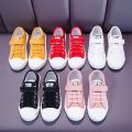 Red White Canvas Children Shoes Kids Sneakers Toddler Boy Girls Canvas Shoes Casual Breathable Baby Boy Sport Shoes Kids Flats. 