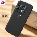 For OnePlus 10 Pro Matte Finish Silicone with Inside Fiber Cloth Phone Back cover.