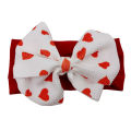 Baby Girls Fashion Hair Bands Bowknots Flower Prints Baby Headband Strong Hair Tie For Girls Toddlers 0-2 Opaska Dla Dziewczynki.