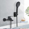 Non Punching Bathroom Handheld Shower Stand ABS Adjustable No Drilling Wall Mount Bracket. 