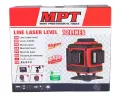 MPT Line LASER Level, 12 Line, Green Light, Working Range : 45M Model : MLL1207 - Kings Trading. 