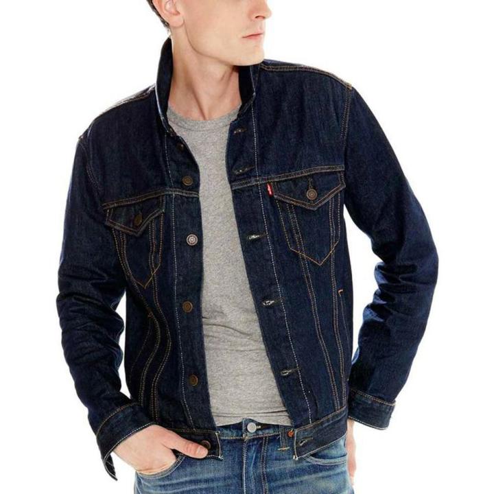 Ensemble Yourself - Easily Usable - Mens Fashionable Winter Jeans Jacket. - Easy To maintain - Understated Sophistication