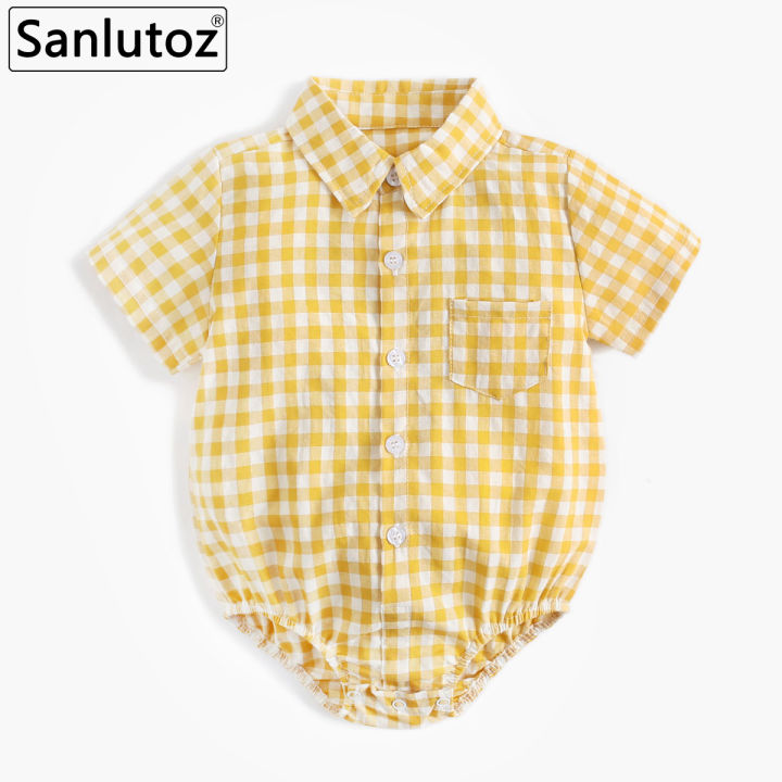 (New) newborn baby boy bodyuriit claim baby clothing cotton ummmer Hott leeve infant Jumpo Fahion