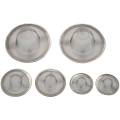 6pcs Kitchen Bathroom Sink Mesh Strainer Stainless Steel, Large Medium and Small (Pack of 6). 