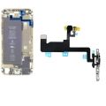Switch Power Button And Flash Light Flex Cable With Brackets Pre-installed For iPhone 6 6Plus 6S 6SPlus. 