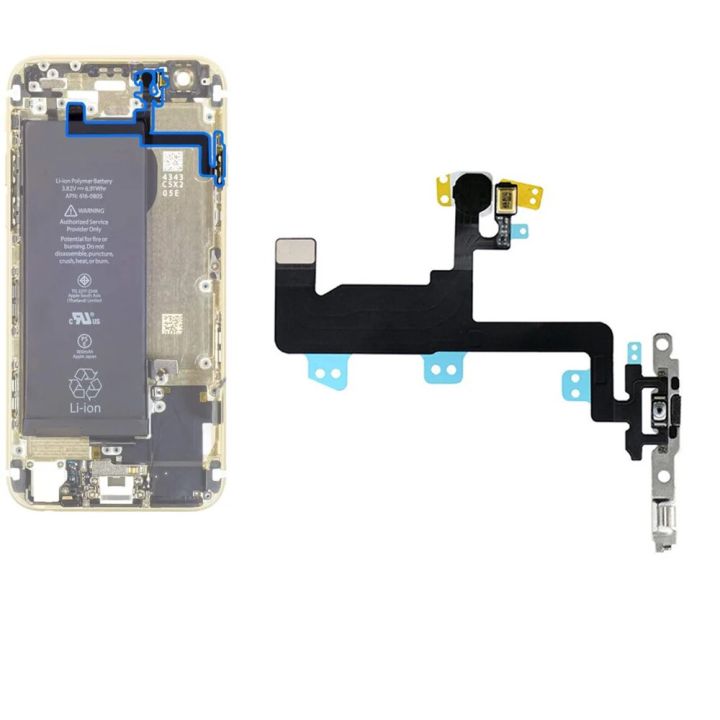 Switch%20Power%20Button%20And%20Flash%20Light%20Flex%20Cable%20With%20Brackets%20Pre-installed%20For%20iPhone%206%206Plus%206S%206SPlus%20-%20Image%206