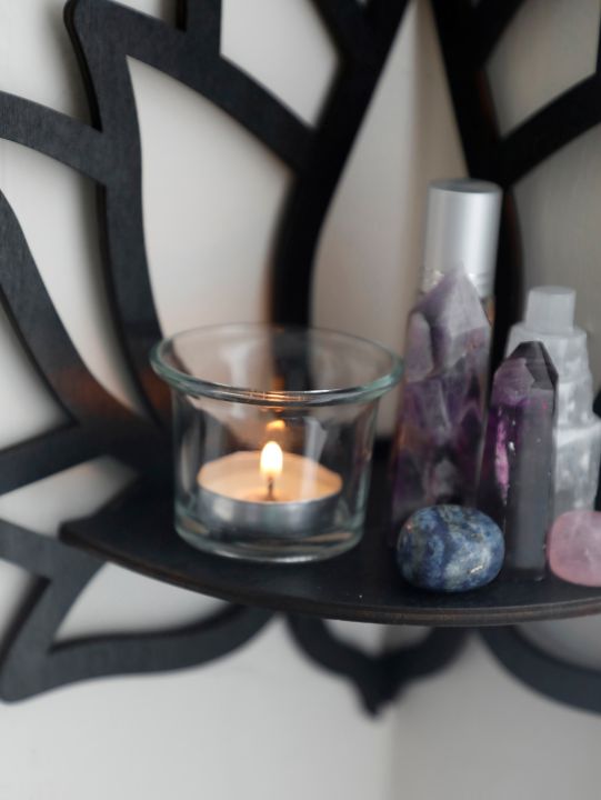 Lotus%20Crystal%20Corner%20Shelf%20Crystal%20Shelf%20Display%20Black%20Wooden%20Wall%20Shelves%20Essential%20Oil%20Shelf%20Witchy%20Decor%20Aesthetic%20Spiritual%20-%20Image%202