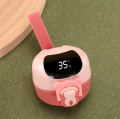 Cute Bear Thermal Water Bottle for Kids,Smart Display,Thermometer,Mug with Straw,Stainless Steel Insulated Cup,500ml. 