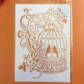 Stencil for Wall & Fashion Painting Template 10 by 8 inch..
