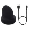 Replacement Charging Dock for Samsung Galaxy Watch/Gear S3 Classic/Frontier Smartwatch (Black).