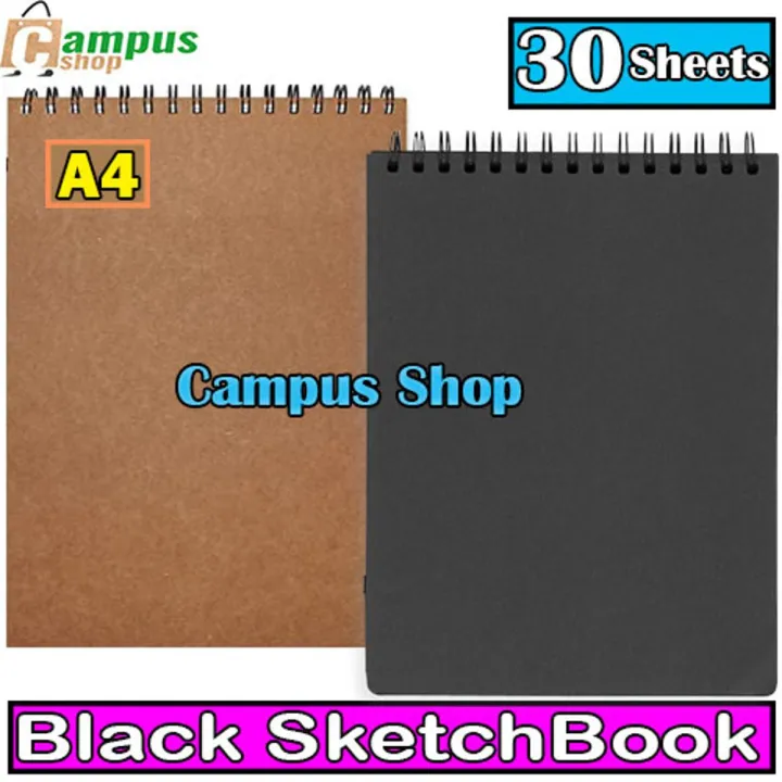 Black%20Sketch%20Book%20%20(Spiral)%20Good%20Quality%20For%20Drawing%20Painting%20Size%20A5,%20A4,%20A3%20-%20Image%202