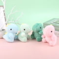 Cute Dinosaur Plush Toy Cartoon Animal Pendant Soft Stuffed Doll Keychain Backpack Car Bag Key Ring Decor Kid Gift.
