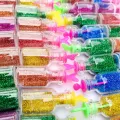 Mini Size Glitter Bottles for Crafting ( 5 pieces ). 