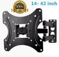 TV Wall Bracket Mount Swivel Tilt 14 -42" Plasma 3D LED LCD.