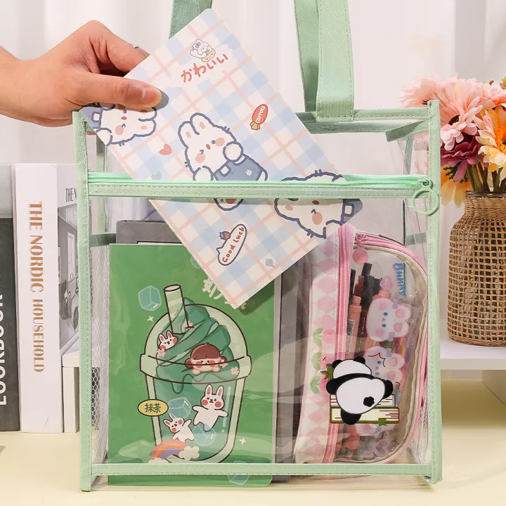 Portable%20PVC%20Exam%20Specific%20Bag%20Tote%20Satchel%20Handbag%20for%20Student%20Large%20Capacity%20Clear%20Bag%20File%20Handbag%20-%20Image%206