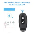 2.4GHz Wireless Remote Control Bluetooth Key Fob for TTLOCK Smart Door Lock Smart Devices Work with TTLock APP Durable Easy to Use. 