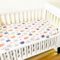 Cotton baby bed sheet children's bed sheets, baby newborn mattress covers, student bed sheets are soft and breathable, multi-size. 