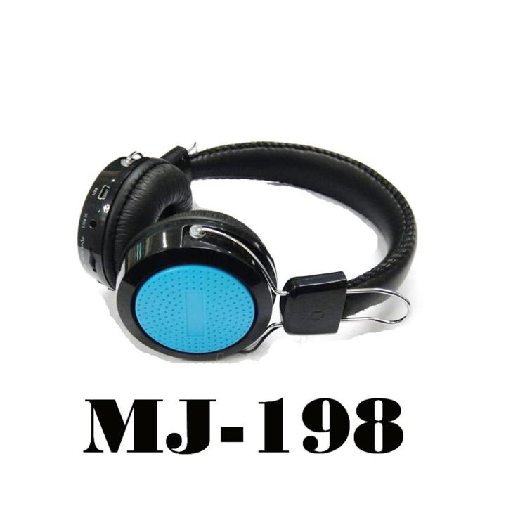 MJ-198 Voice Recorder wireless bluetooth headset Earphone