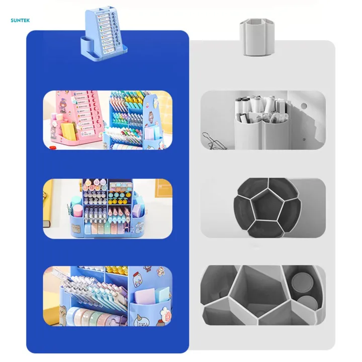 Pen%20Holder%20Desk%20Pencil%20Holder%209%20Compartments%20and%202%20Cups%20Table%20Desktop%20Storage%20Plan%20Column%20Stand%20for%20Bedroom%20Home%20Stationery%20Accessories%20-%20Image%209