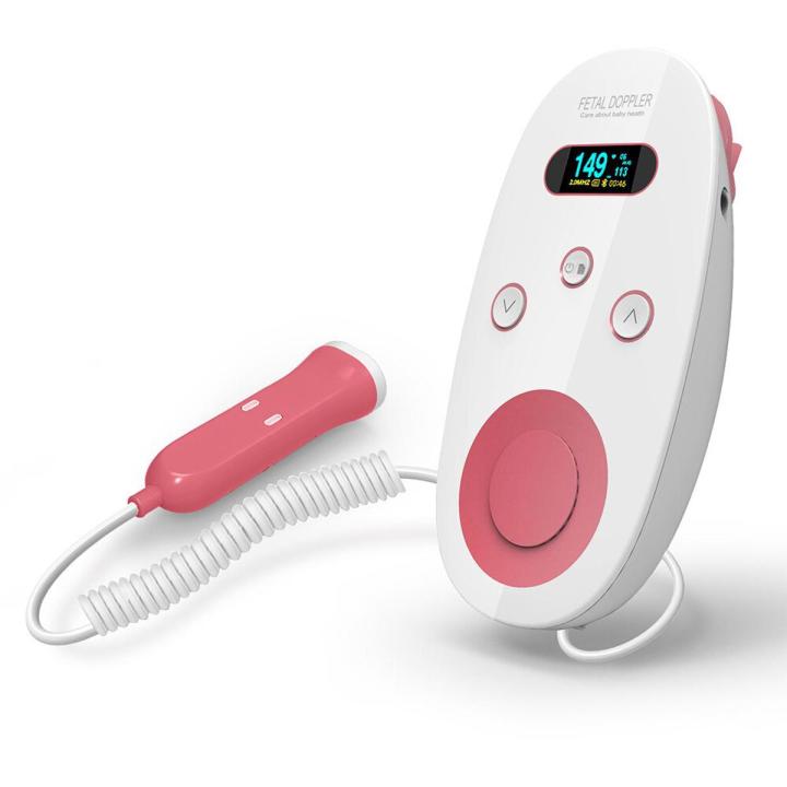 Safer Doppler Fetal Heart rate Monitor Home Pregnancy Baby Fetal Sound ...