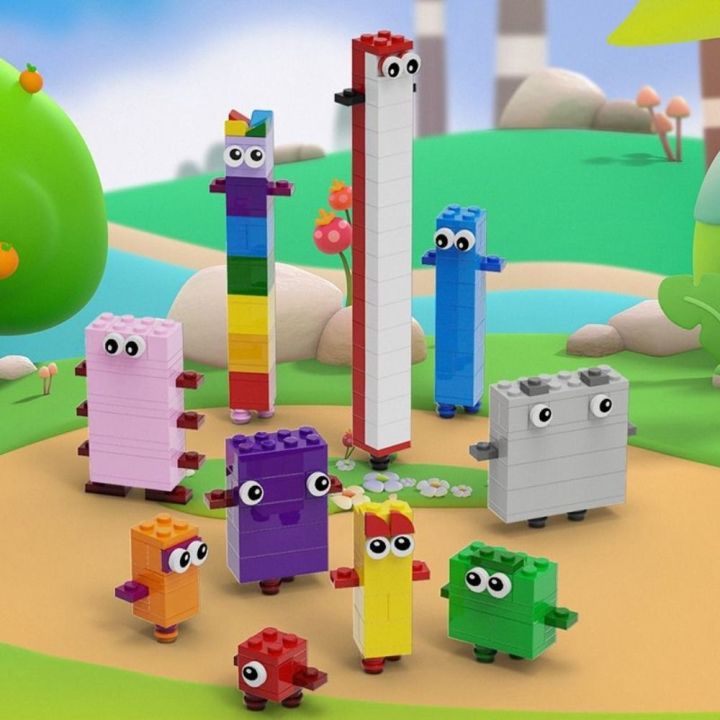 Learning Toys Digital Transforms Number Building Blocks Set -10 ...