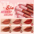 PINKFLASH Wholesale Matte Lipstick Soft Red Nude Pink Melting Lip Cream Waterproof Makeup Lipgloss Not Fade Lip Mud Lip Tint. 