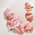 【The road to happiness Store】30cm Waterproof Sleeping Dolls Reborn Full Silicone Winter Reborn Baby Lifelike Real Babies Toys Gift Girls Dolls. 