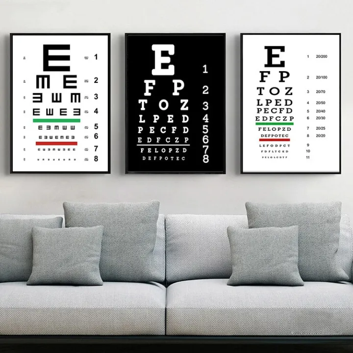 Eye%20Visual%20Acuity%20Test%20Snellen%20Chart%20Print%20Canvas%20Painting%20Wall%20Art%20Pictures%20for%20Children%20Youth%20Living%20Room%20Self%20Test%20Home%20Decor%20-%20Image%206