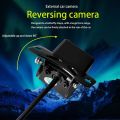 Car rear tachograph single camera Car 8LED reverse camera infrared HD vision with light perforated rear image 5 pin. 