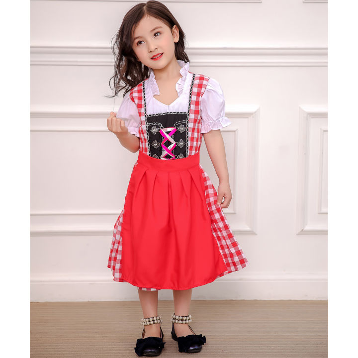 DSstyles%20Kids%20Girls%20Oktoberfest%20Costume%20Traditional%20Bavarian%20German%20Dirndl%20Dress%20Little%20Girl%20Stage%20Performance%20Costume%20-%20Image%204