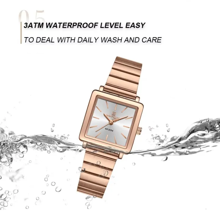 NAVIFORCE%20NF5048%20Stylish%20Square%20Women%E2%80%99s%20Watch%20with%20Japanese%20Quartz%20Movement%20and%20Stainless%20Steel%20Strap%20-%20Image%207