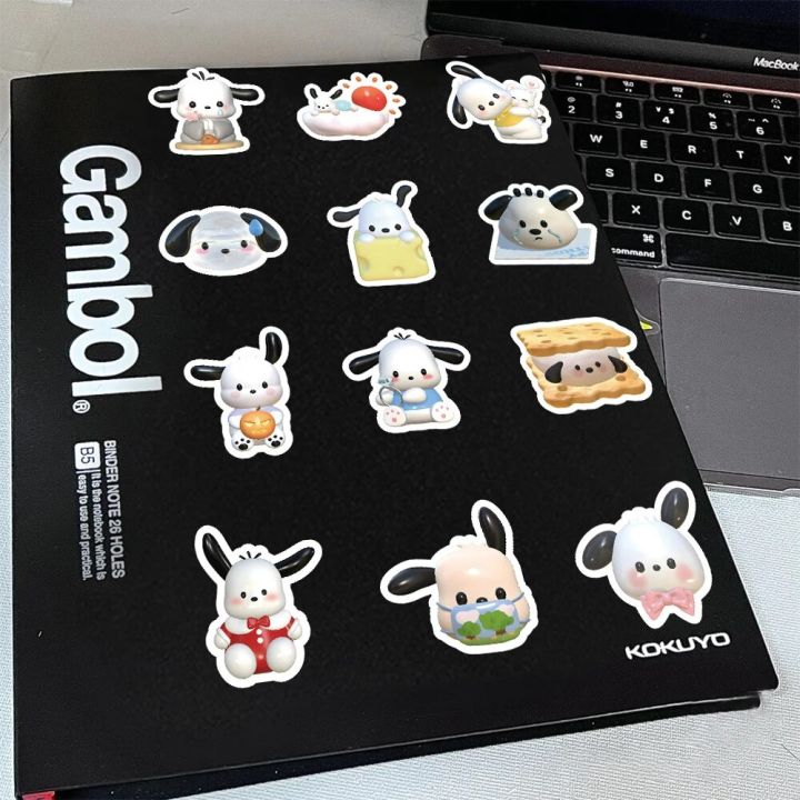 10/30/63pcs%203D%20Kawaii%20Pochacco%20Stickers%20Sanrio%20Anime%20Decals%20Toys%20Waterproof%20Graffiti%20Scrapbooking%20Car%20Laptop%20Kids%20Cute%20Sticker%20-%20Image%206