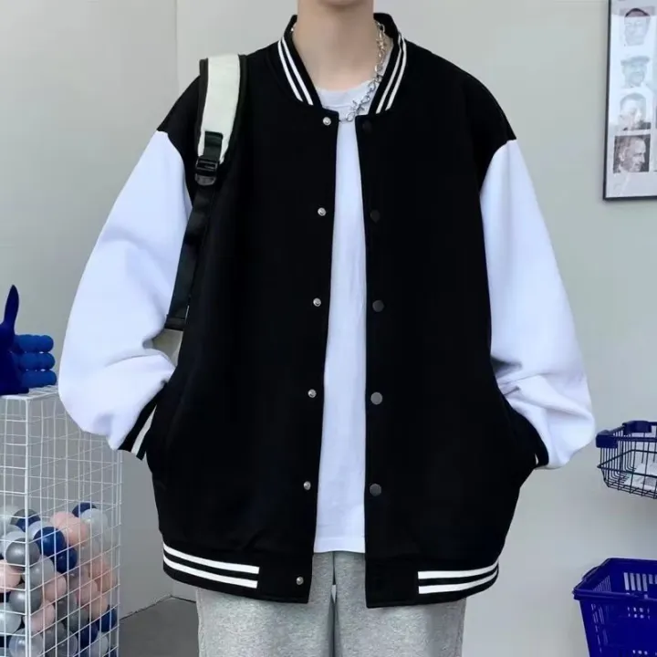 College%20Style%20Baseball%20Jacket%20Men's%20Middle%20School%20Students%202023%20Spring%20and%20Autumn%20New%20Loose%20Hong%20Kong%20Style%20Boys%20Jacket%20Thin%20-%20Image%202