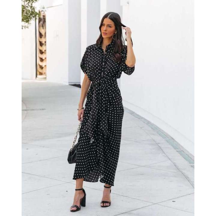 New%20Fashion%20Wave%20Dot%20Holiday%20Style%20Dress%20for%20Women%20-%20Image%204