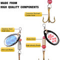 16pcs Spinners Spoons Crankbaits Bass Fishing Lures Kit Portable Swivel Sequins Trout Rig Jigs Hooks Fishing Equipment. 