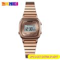 SKMEI Fashion Sport Watch Women Top brands Luxury 3Bar Waterproof Ladies Watches Small Dial Digital Watch Relogio Feminino 1252. 