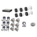 DAHUA CCTV Camera Package - 6 Piece Camera Packages With All Accessories. 