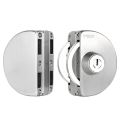 Heavy Duty 3 Keys Office Glass Door Lock 13-18mm No Need Drilling Glass Display Cabinet Locks Stainless Steel Rotary Sliding Room Door Locks Shop. 