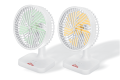 Portable Mini Desk Fan Rechargeable Table Fans with Battery USB Type C Cable Wire Three-Speed Wind for Car Outdoor Household Use.